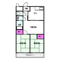 成育グリーンハイツの物件間取画像